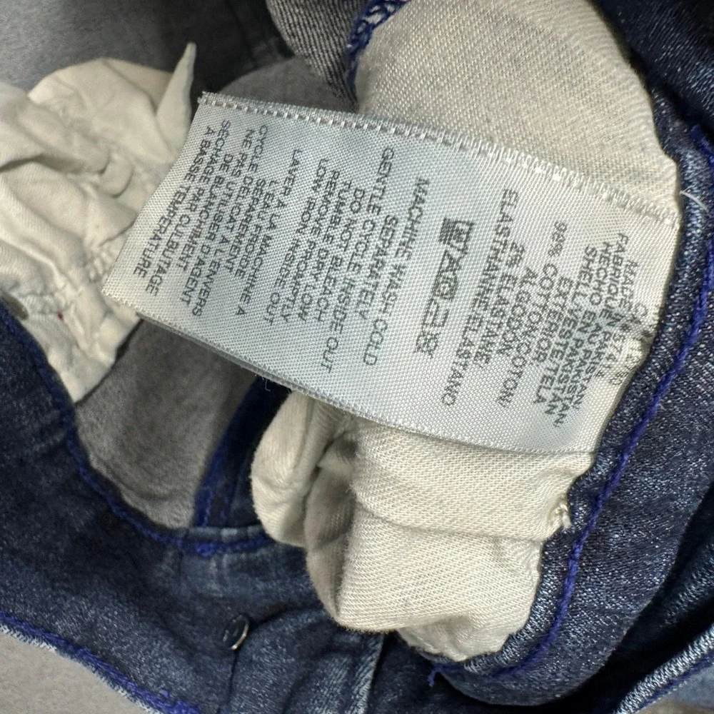 True Religion Jeans Mens 40 (40x34 ACTUAL) Ricky Flap Straight Blue Denim